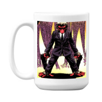 Monkey Ready To Fight Using 2 Guns 15 Oz Coffee Mug | Artistshot