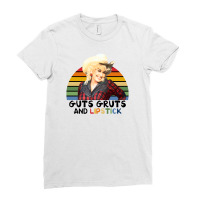 Guts Gruts And Lipstick For Light Ladies Fitted T-shirt | Artistshot