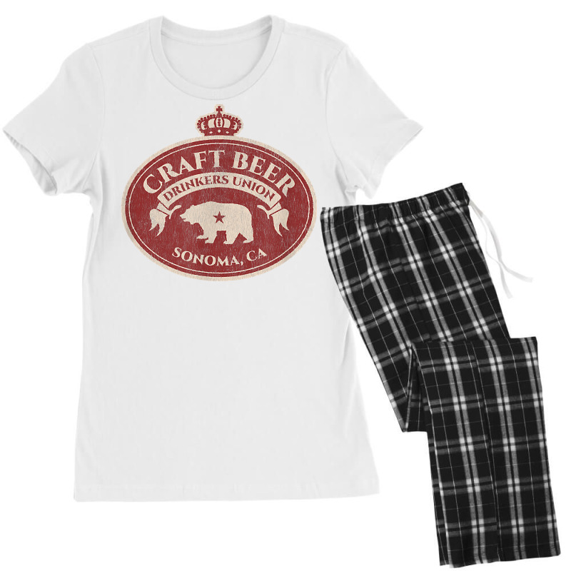 Craft Beer Drinkers Union   Sonoma California T Shirt Women's Pajamas Set by sugruewxrivestsxe | Artistshot