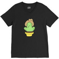 Cowboy Cactus V-neck Tee | Artistshot