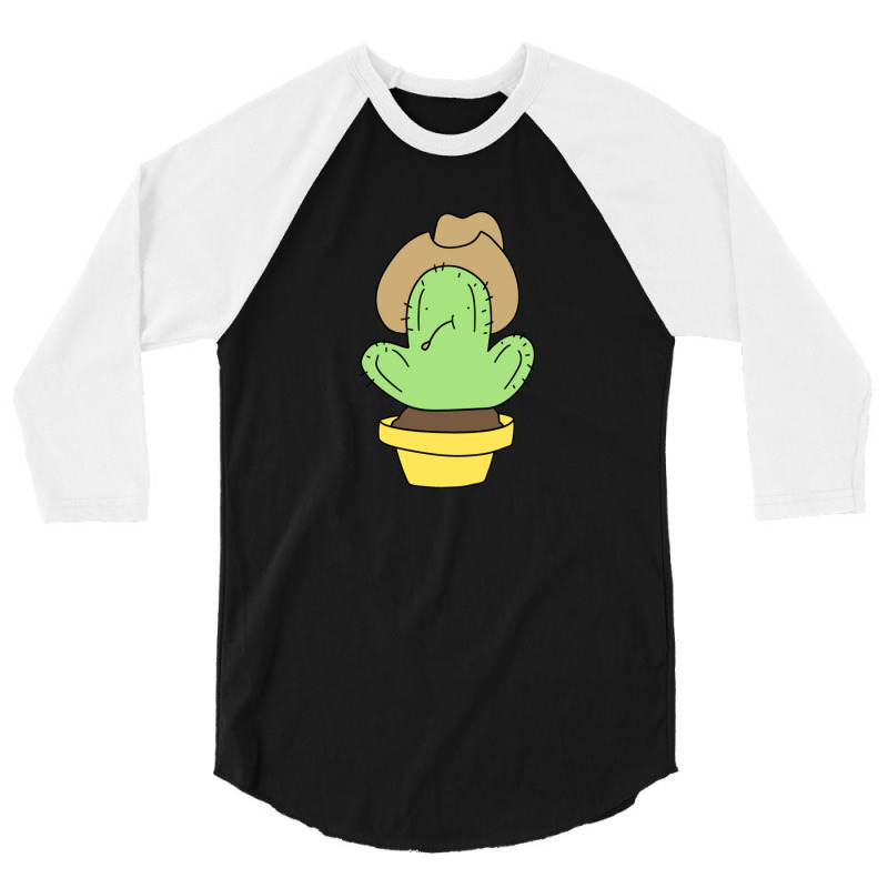 Cowboy Cactus 3/4 Sleeve Shirt | Artistshot