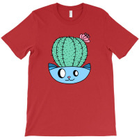 Cute And Funny Cactus Cat T-shirt | Artistshot