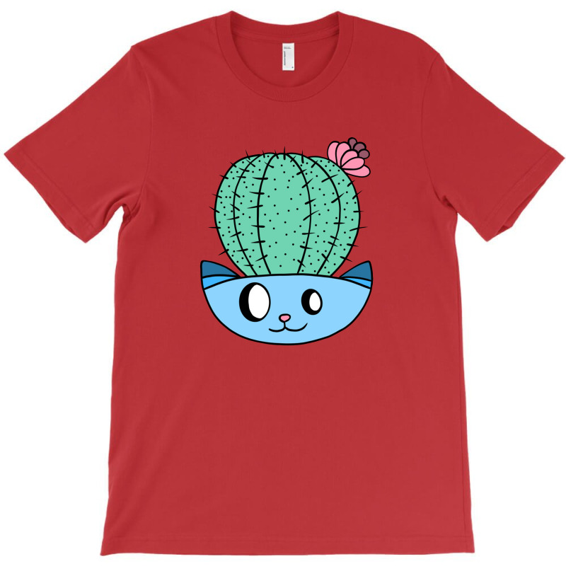 Cute And Funny Cactus Cat T-shirt | Artistshot