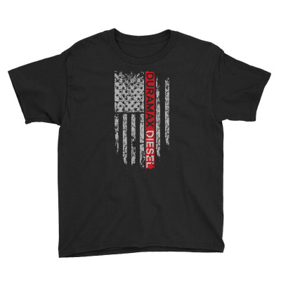 Duramax Diesel Flag Shirt Youth Tee Designed By Hung