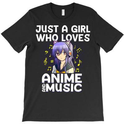 Anime Art For Women Teen Girls Anime Merch Music Anime Lover T Shirt T-shirt Designed By Vo Chi