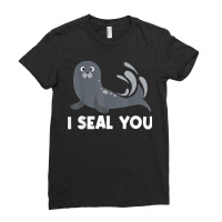 Cool Seal Art For Men Women Sea Lion Walrus Fur Harp Animal Ladies Fitted T-shirt | Artistshot