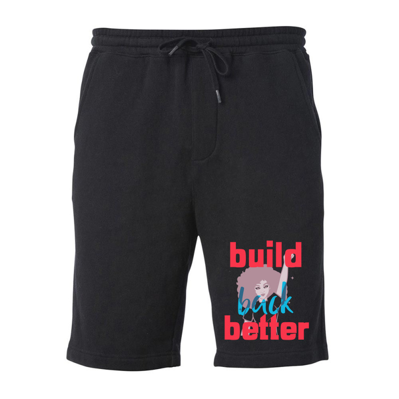 Build Back Better Fleece Short | Artistshot