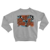 Leopard Cowhide Background Toddler Sweatshirt | Artistshot