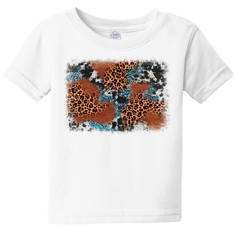 Leopard Cowhide Background Baby Tee | Artistshot