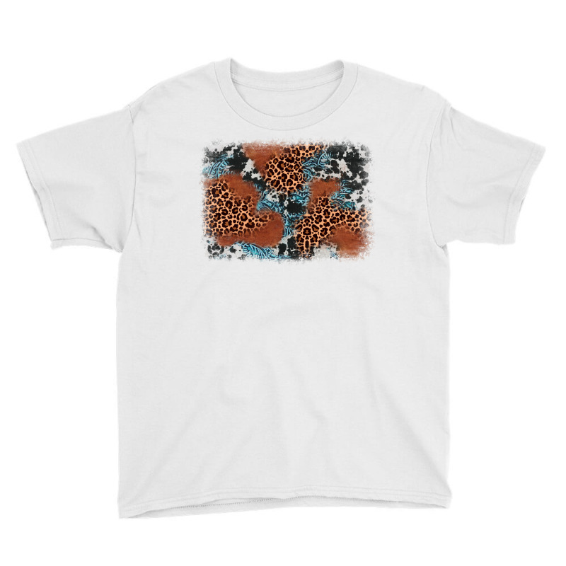 Leopard Cowhide Background Youth Tee | Artistshot