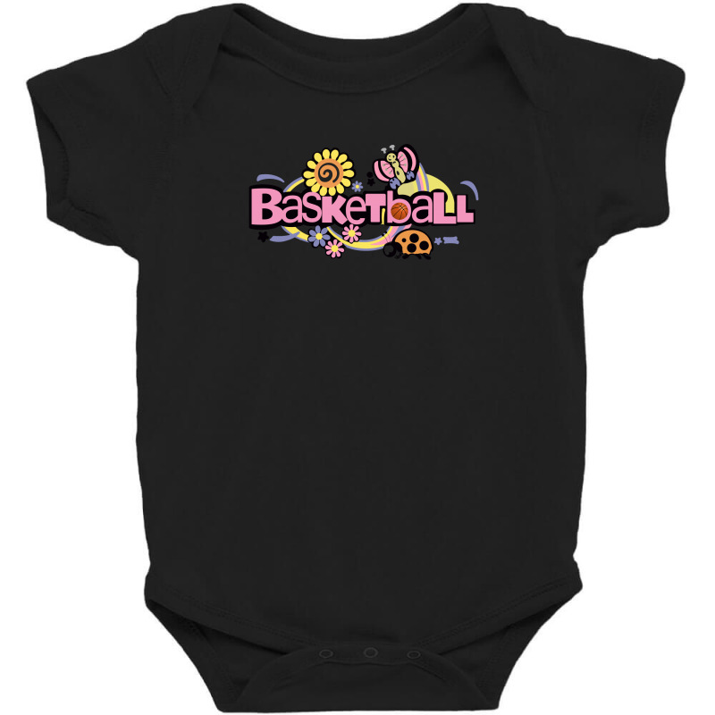 Basketball Pink Baby Bodysuit by EquineTee | Artistshot