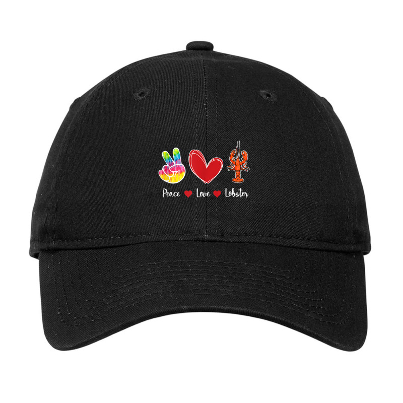 Deep Ocean Crustacean Sea Born Creatures Peace Love Lobster My Favorit Adjustable Cap | Artistshot