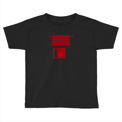 Floppy Disk Computer Retro Toddler T-shirt Designed By Equinetee