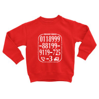 It Crowd   Emergency Services Toddler Sweatshirt | Artistshot