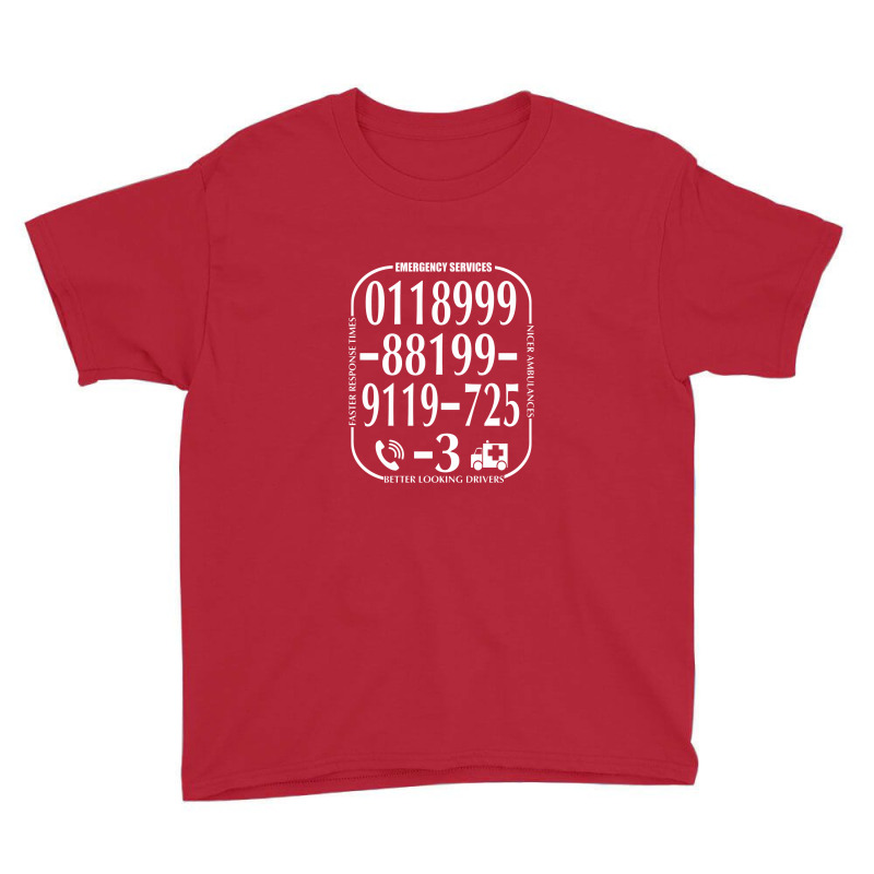 It Crowd   Emergency Services Youth Tee | Artistshot