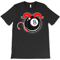 8 Ball Billiards Devil Snooker Pool Billiards T Shirt T-shirt | Artistshot