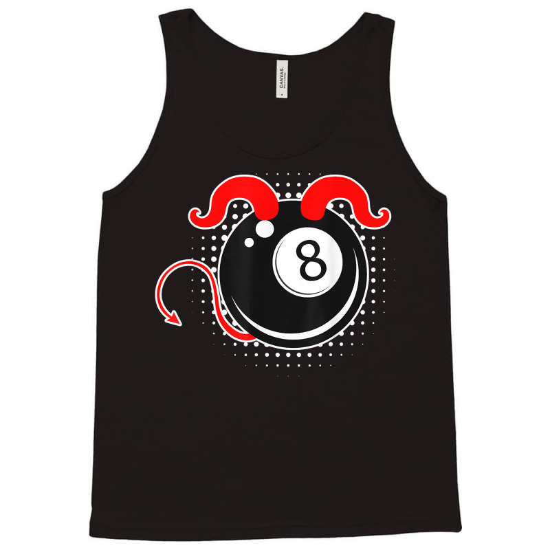 8 Ball Billiards Devil Snooker Pool Billiards T Shirt Tank Top | Artistshot