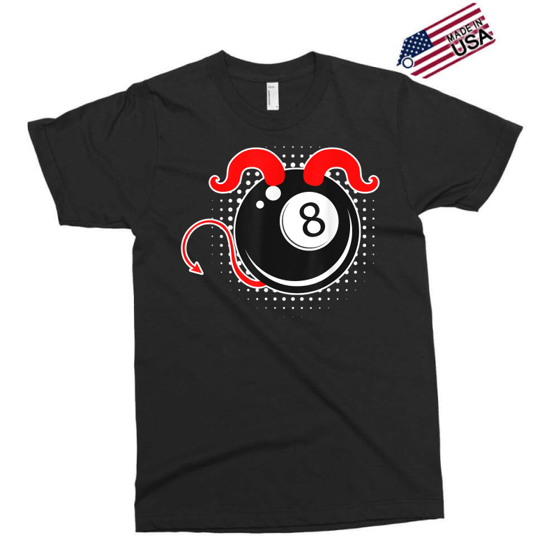 8 Ball Billiards Devil Snooker Pool Billiards T Shirt Exclusive T-shirt | Artistshot