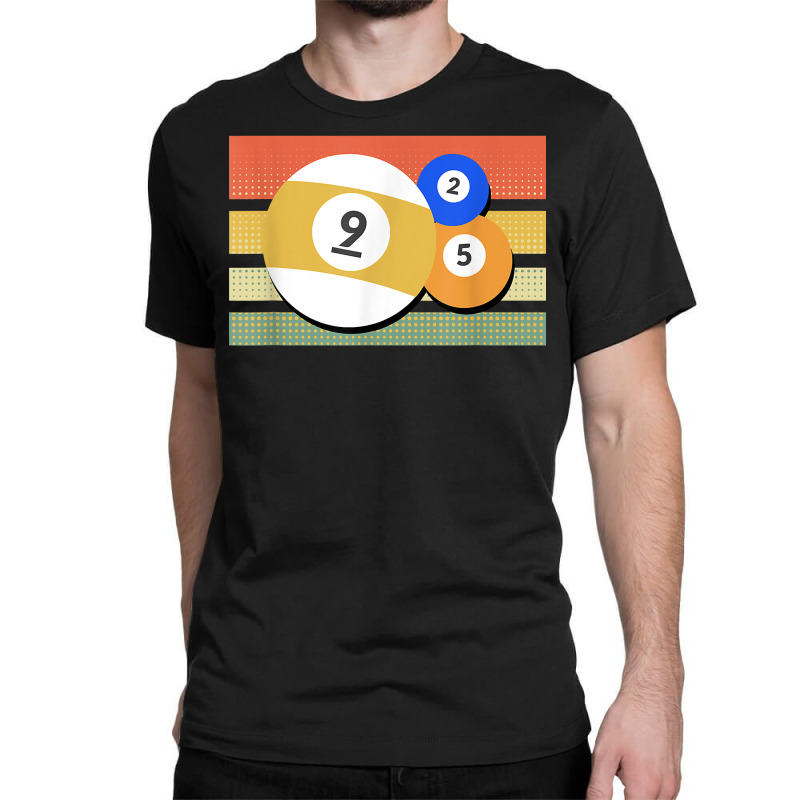 Billiard Balls Black T-shirt