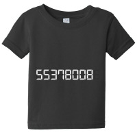 Calculator  Boobless  Funny Trick Baby Tee | Artistshot