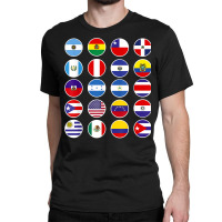 All Latin American Flags Countries Banderas Latinoamerica T Shirt Classic T-shirt | Artistshot