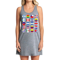 All Latin American Flags Countries Banderas Latinoamerica T Shirt Tank Dress | Artistshot