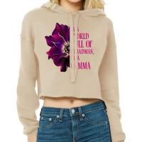 Anemone World Full Of Grandmas Be Gamma Grandmas Gifts T Shirt Cropped Hoodie | Artistshot