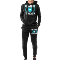 Plaque Is Wack Funny Dental Oral Hygienist Dentistry Dentist Hoodie & Jogger Set | Artistshot