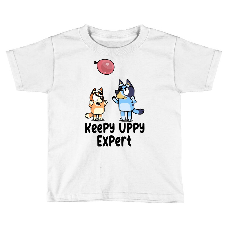 Custom Bluey Keepy Uppy Toddler T-shirt By Custom-designs - Artistshot