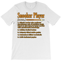 Snooker Player Definition Billiards Pool Sports Graphic T Shirt T-shirt | Artistshot