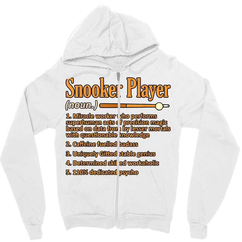 Snooker Player Definition Billiards Pool Sports Graphic T Shirt Zipper Hoodie | Artistshot