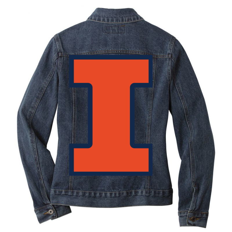 The Illinois Fighting Illini Ladies Denim Jacket by pertodama | Artistshot