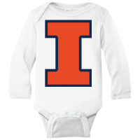 The Illinois Fighting Illini Long Sleeve Baby Bodysuit | Artistshot