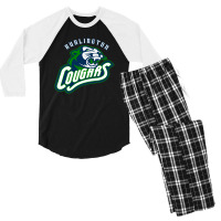 Burlington Cougars Men's 3/4 Sleeve Pajama Set | Artistshot