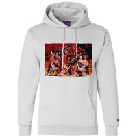 Retro Gladiators With Pugil Sticks Champion Hoodie | Artistshot