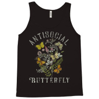 Antisocial Butterfly Fairy Grunge Fairycore Aesthetic Goth Tank Top | Artistshot