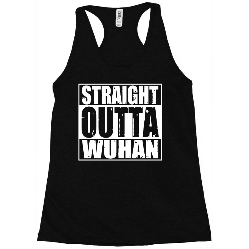 Vm   Straight Outta Wuhan (ade) Racerback Tank | Artistshot