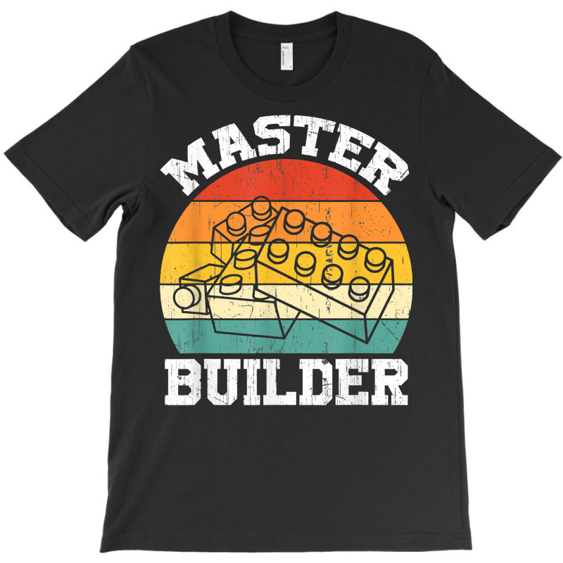 Master Builder Kids Building Blocks Brick Toy Master Builder T Shirt T-shirt | Artistshot