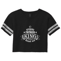 Husband Father King Blessed Man Scorecard Crop Tee | Artistshot