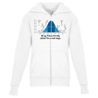 Math Science Statistics Normal Deviation Funny Tee T Shirt Youth Zipper Hoodie | Artistshot