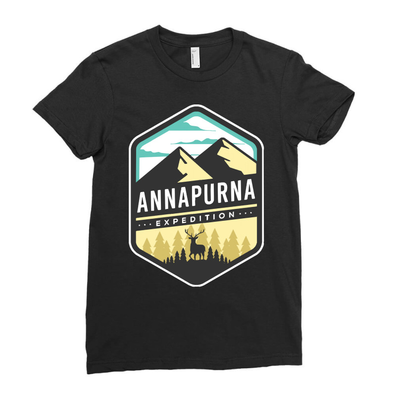 Annapurna T  Shirt293 Ladies Fitted T-Shirt by claudiamayer807 | Artistshot