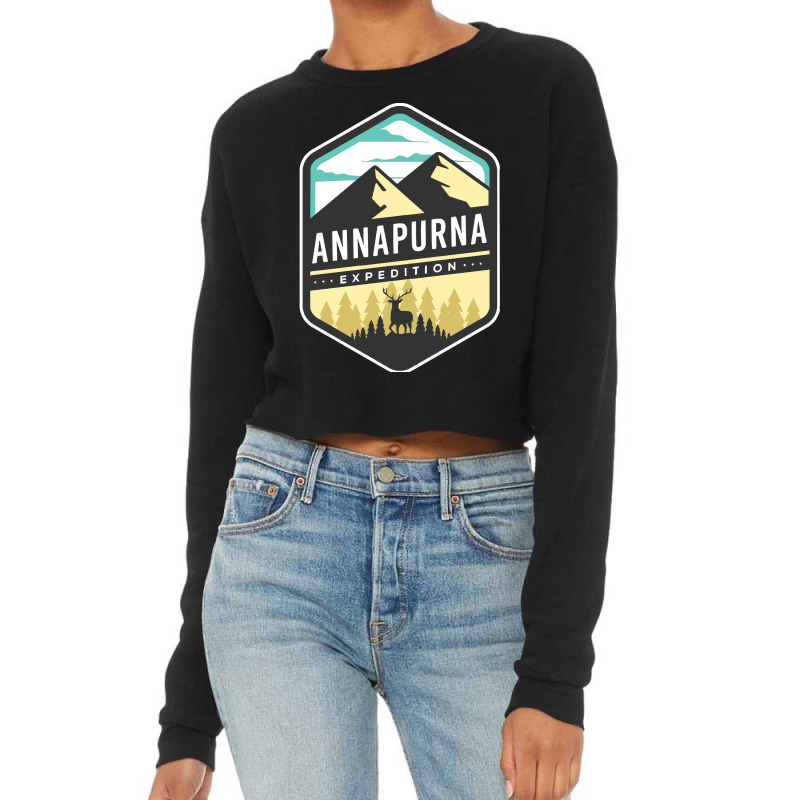 Annapurna T  Shirt293 Cropped Sweater by claudiamayer807 | Artistshot