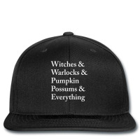 Witches Warlocks Pumpkin Possums Everything Shirt Printed Hat | Artistshot