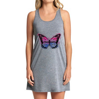 Bisexual Pride Flag Butterfly Bi Sexual Lgbt Gay Queer Tank Dress | Artistshot