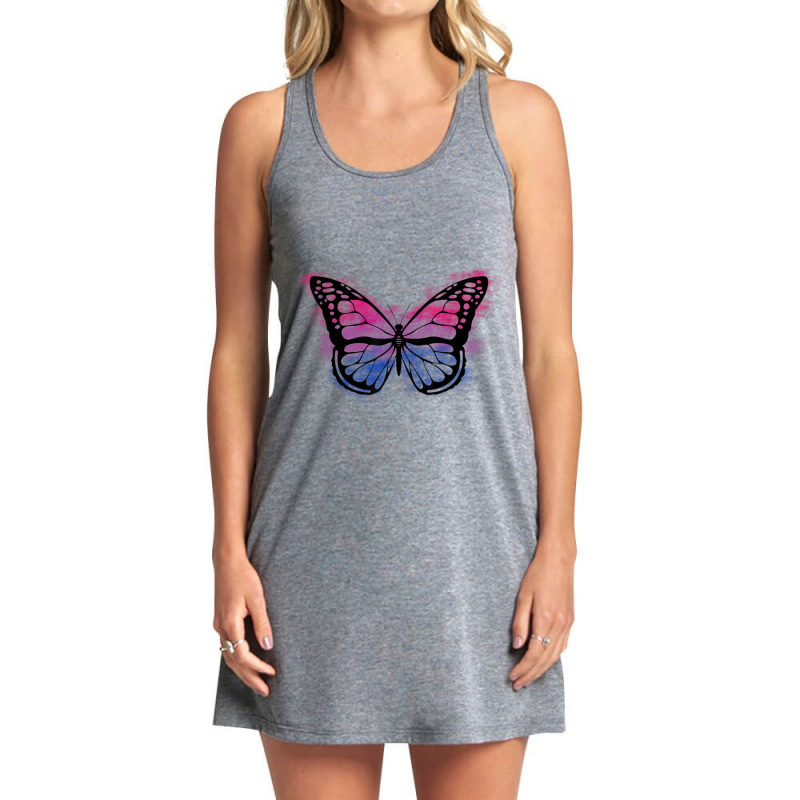 Bisexual Pride Flag Butterfly Bi Sexual Lgbt Gay Queer Tank Dress by AntoineDesign | Artistshot