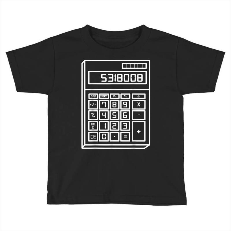 Funny Boobies Calculator T Shirt Toddler T-shirt by klezgbnist | Artistshot