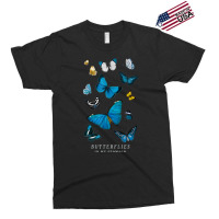 Butterflies In My Stomach Blue Butterfly Soft Aesthetic Exclusive T-shirt | Artistshot