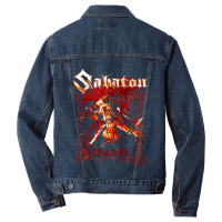 Lover Gift Deer Head Call Me Men Denim Jacket | Artistshot