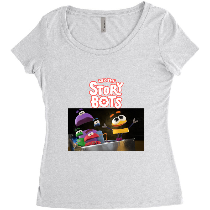 Ask The Storybots Women's Triblend Scoop T-shirt by yaukhti | Artistshot