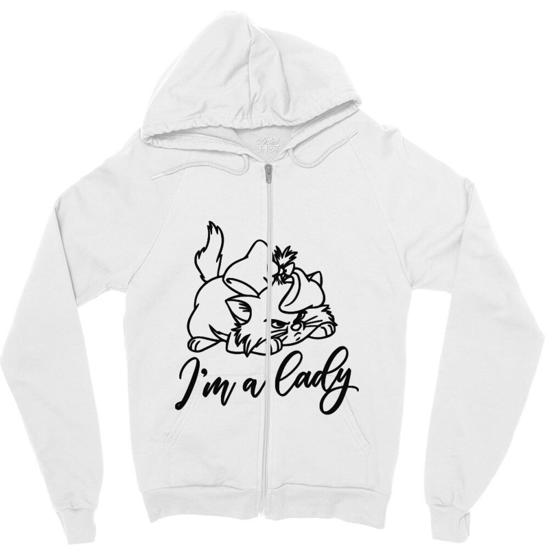 I'm A Lady Aristocats Zipper Hoodie by segerbeneer | Artistshot